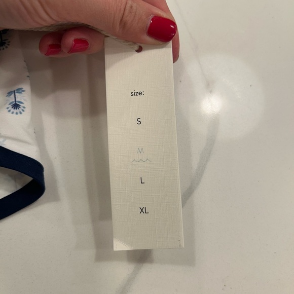 NWT Minnow Swim White and Navy Swim Shorts - Picture 2 of 2